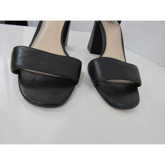Vince Camuto 6M Margry Ankle Strap Block Heel Sandal Women's Shoe Black - Picture 6 of 11